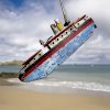 bateau vole